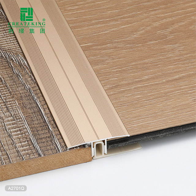 โปรไฟล์การเปลี่ยนพื้นอะลูมิเนียมแบบสกรูออน 12x38 มม