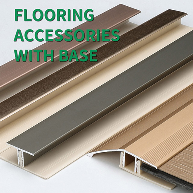 โปรไฟล์ปลายอลูมิเนียมขนาด 14.8x33.85 มม. สำหรับพื้นลามิเนต