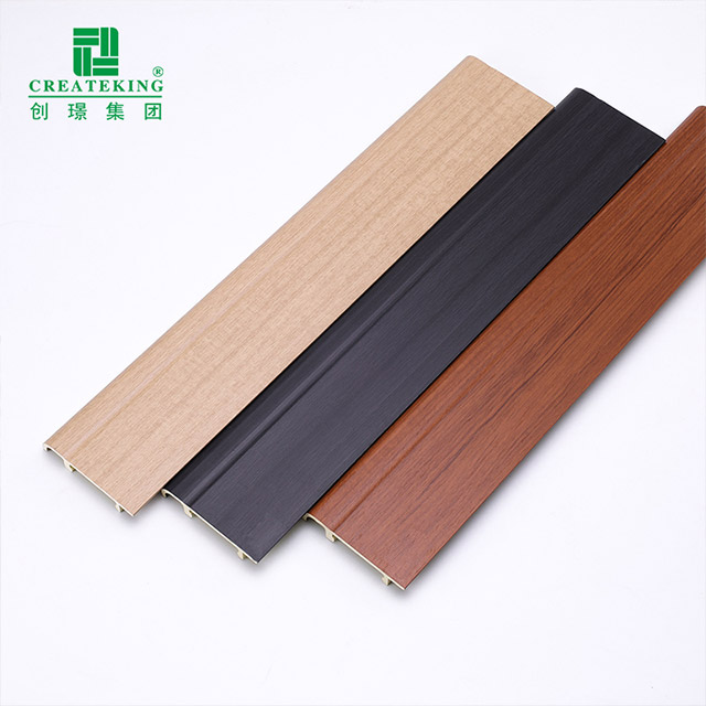 กระดานรอบ PVC แบบหนีบ 76*14 มม