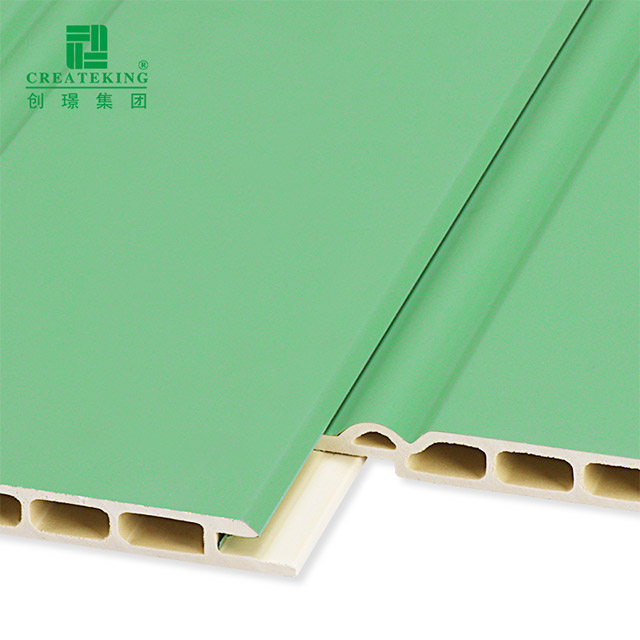 บอร์ดผนัง WPC แบบกลวง 195 * 9 มม