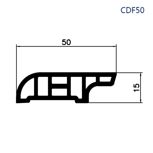 ไม้บัว PVC CDF50