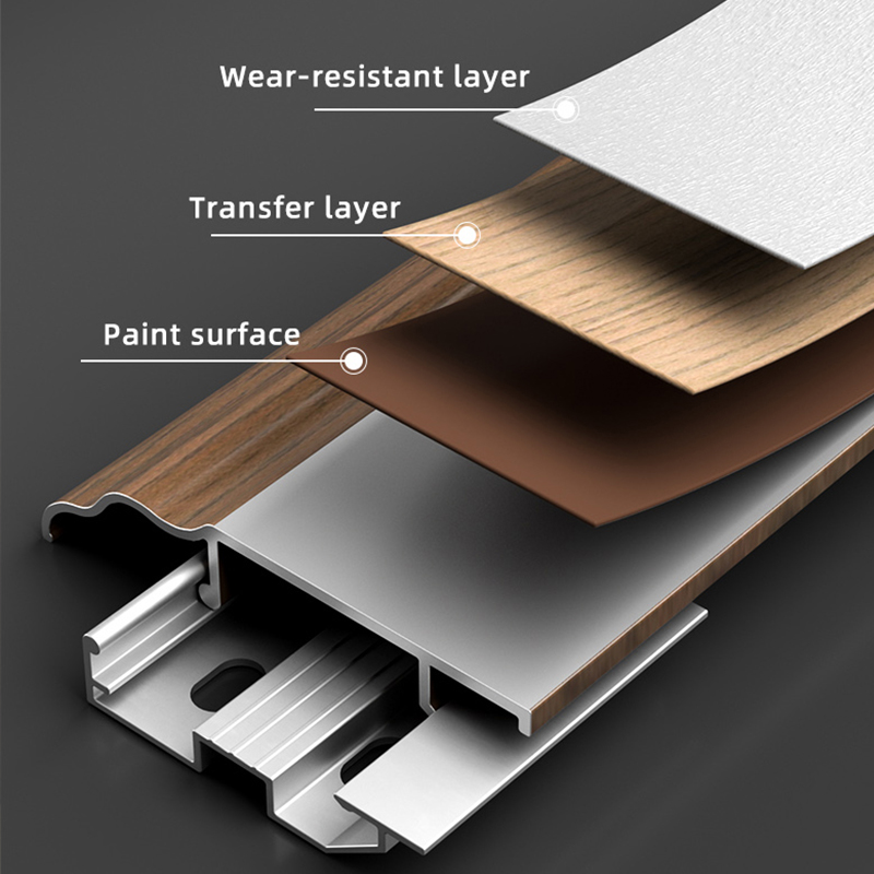 บัวอะลูมิเนียมอัลลอยด์ขนาด 50*12 มม. สไตล์ฝรั่งเศส