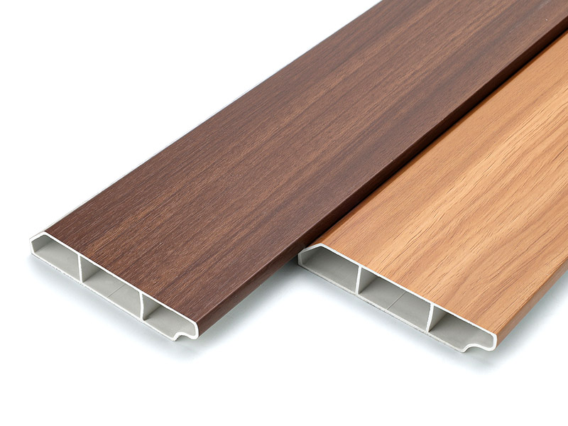 กระดานรอบกลวง PVC 99*19 มม