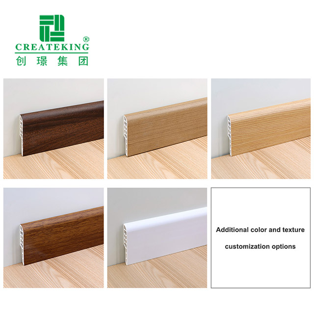 กระดานรอบ Bullnose SPC ขนาด 70 * 12 มม