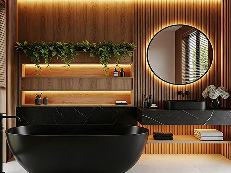 แผ่นผนังห้องน้ำ WPC