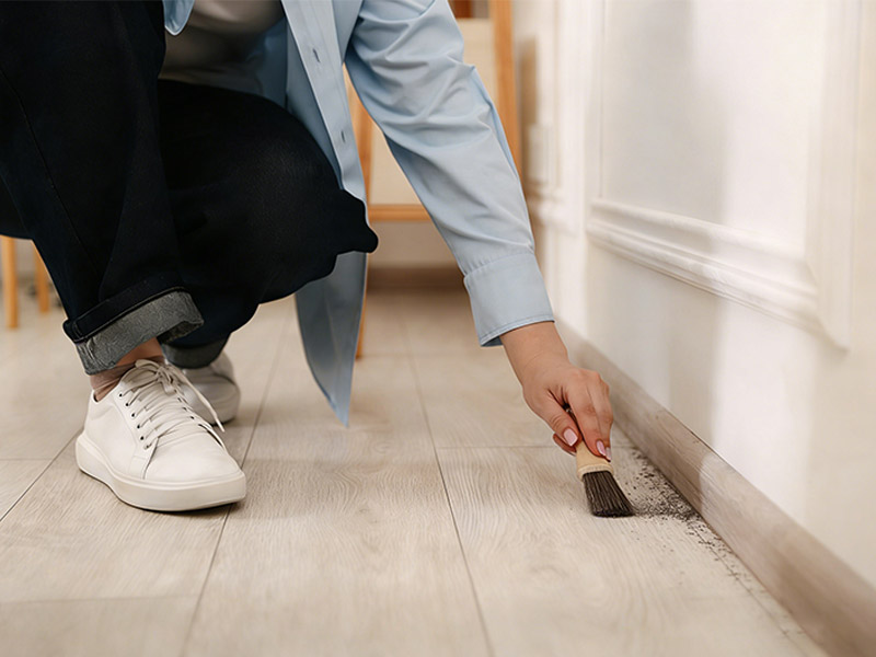 กระดานข้างก้นที่สะอาด