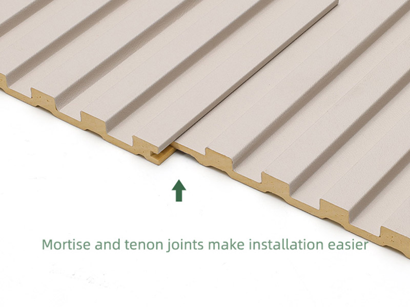 แผ่นผนังร่องทึบ PVC ขนาด 130 * 7.8 มม