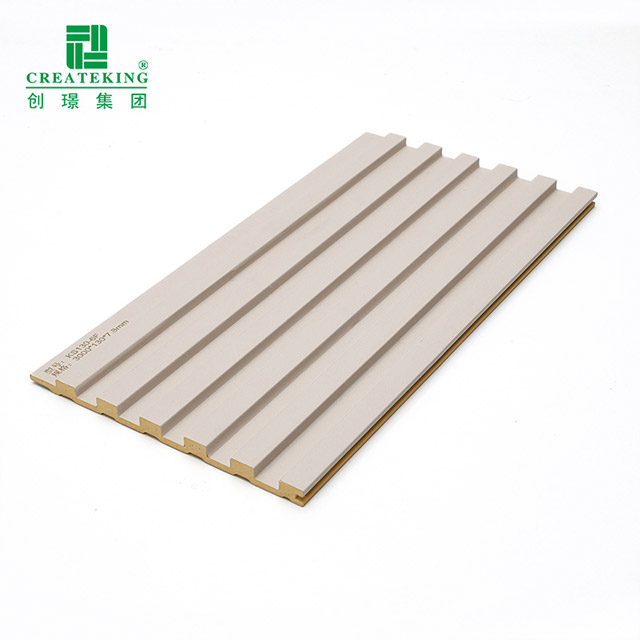 แผ่นผนังร่องทึบ PVC ขนาด 130 * 7.8 มม