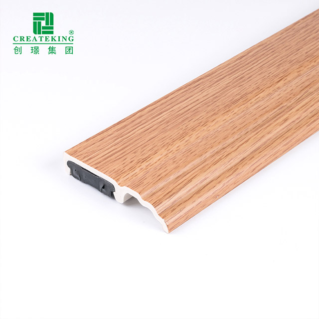 กระดานรอบ PVC แบบหนีบ 85*16 มม