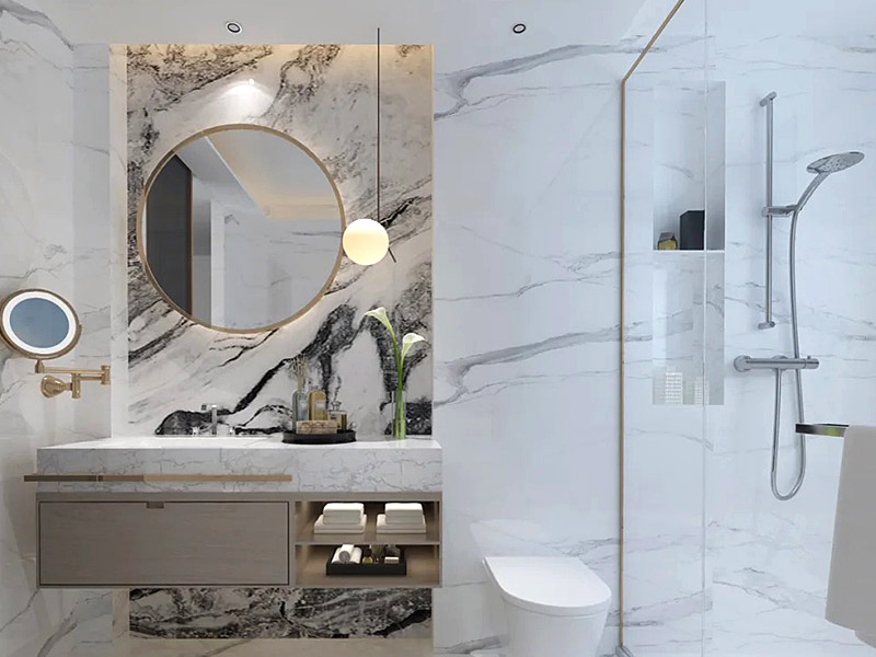 แผ่นผนังห้องน้ำพีวีซี