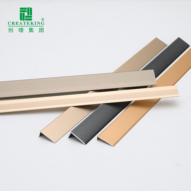 แผ่นปิดขอบพื้นอลูมิเนียมรูปตัว L ขนาด 7x15 มม