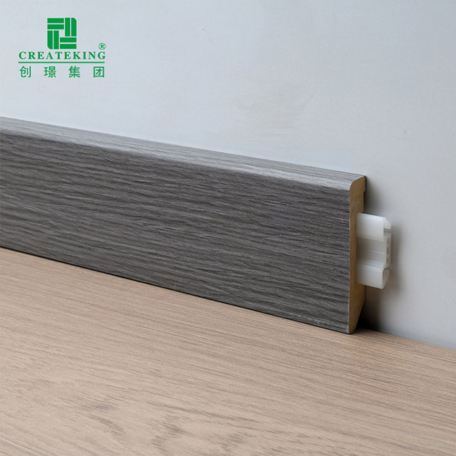 กระดานรอบพีวีซีแข็ง 60*12 มม