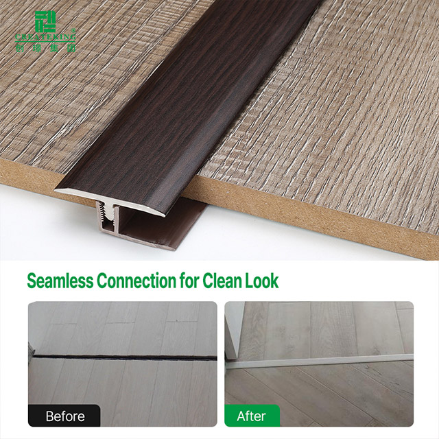 แถบขอบพื้นรูปตัว T PVC ขนาด 40 * 12.6 มม