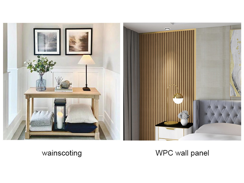 อะไรคือความแตกต่างระหว่างแผงผนัง Wainscoting vs WPC?