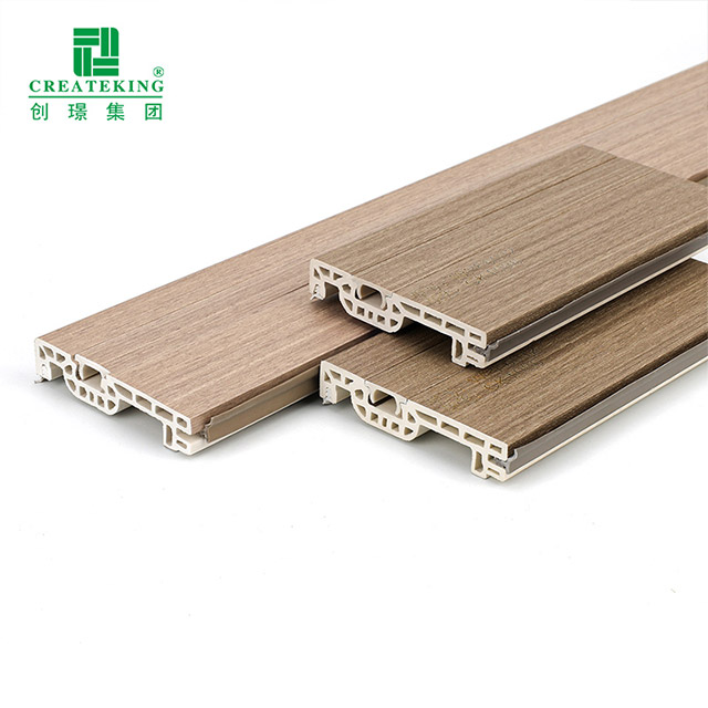 60 * 12 มม. WPC กระดานรอบเล็บที่ซ่อนอยู่