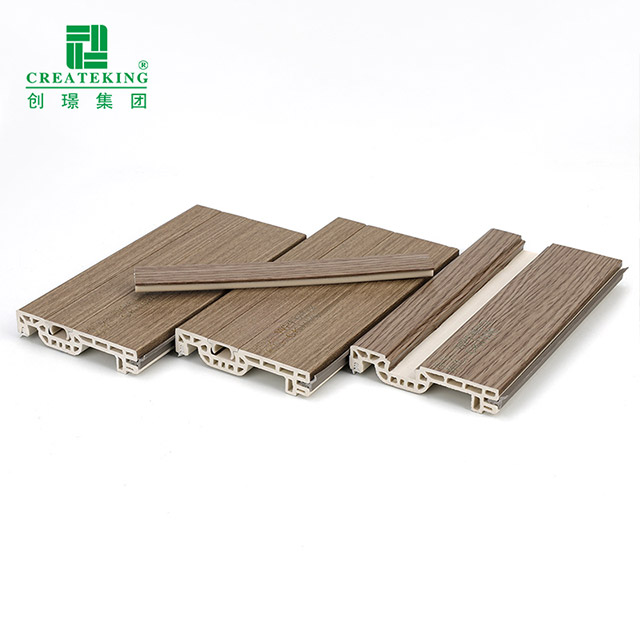 60 * 12 มม. WPC กระดานรอบเล็บที่ซ่อนอยู่