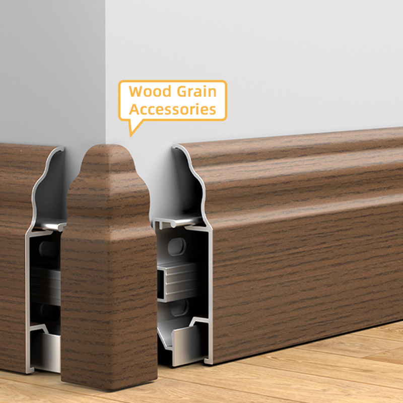 กระดานข้างก้นอะลูมิเนียมสไตล์ฝรั่งเศสขนาด 70*12 มม