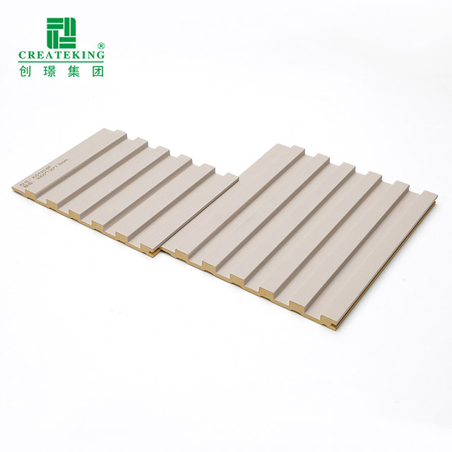 แผ่นผนังร่องทึบ PVC ขนาด 130 * 7.8 มม