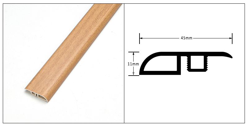 ตัวลดขนาดการขึ้นรูป SPC ขนาด 45 * 11 มม