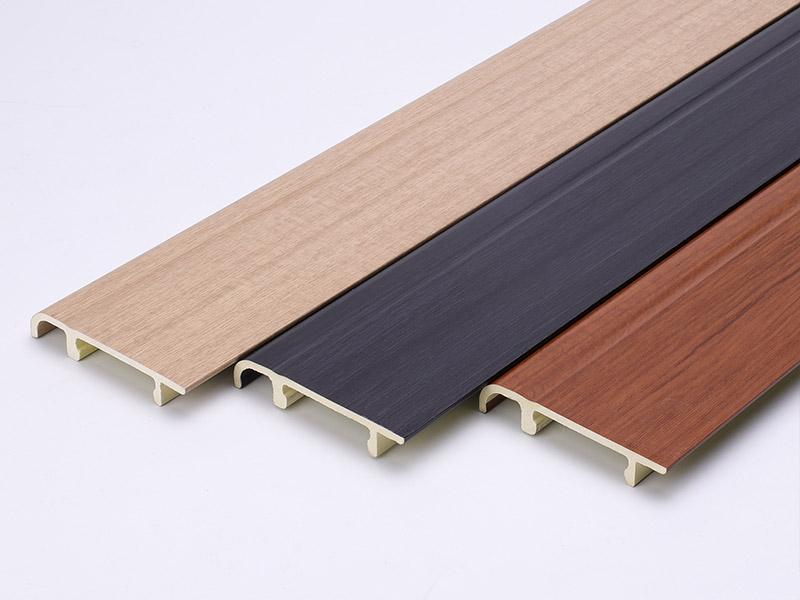 กระดานรอบ PVC แบบหนีบ 76*14 มม