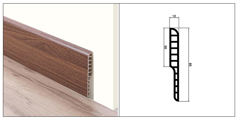 กระดานรอบดินสอ PVC 95*12 มม