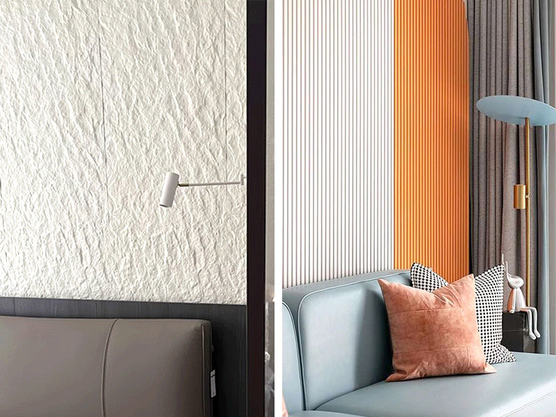 แผงหินอ่อนและแผ่นผนังพีวีซี