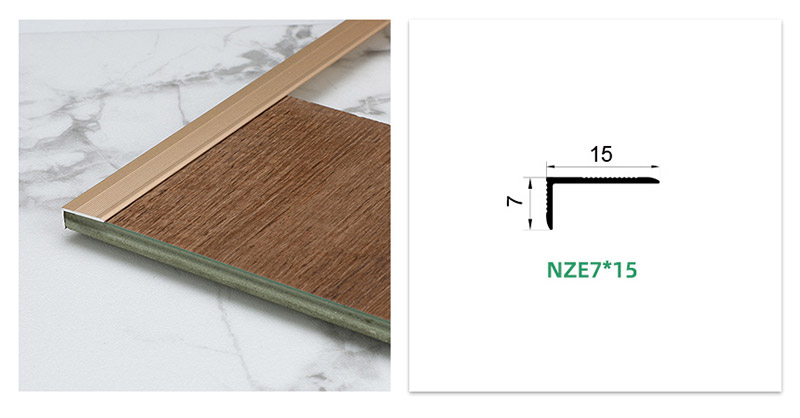 แผ่นปิดขอบพื้นอะลูมิเนียมรูปตัว L