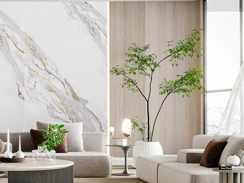 แผ่นผนังหินอ่อน PVC