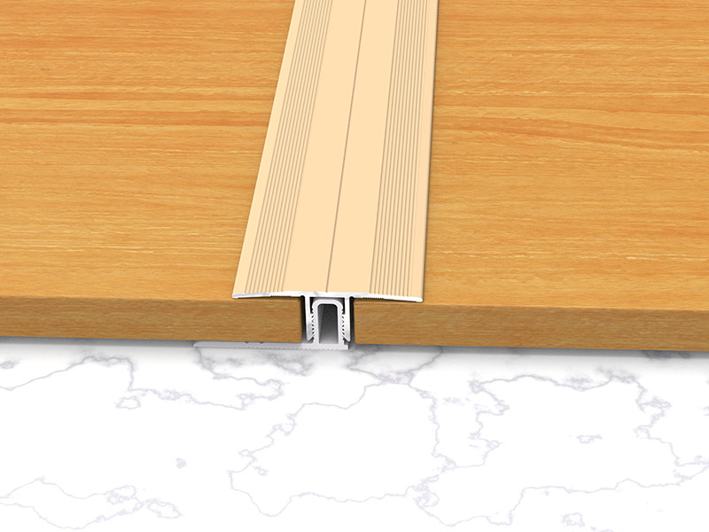 โปรไฟล์การเปลี่ยนพื้นอะลูมิเนียมแบบสกรูออน