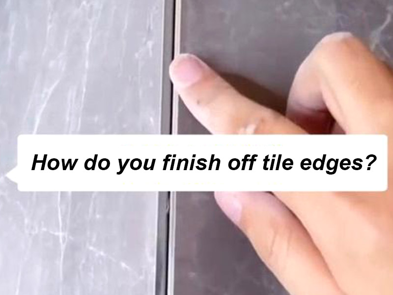 คุณจะปิดขอบกระเบื้องได้อย่างไร?