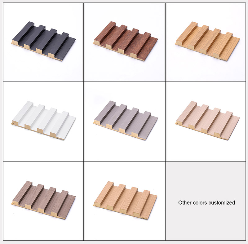 159*16 มม. แผ่นผนังทึบร่องเป็นมิตรกับสิ่งแวดล้อม 