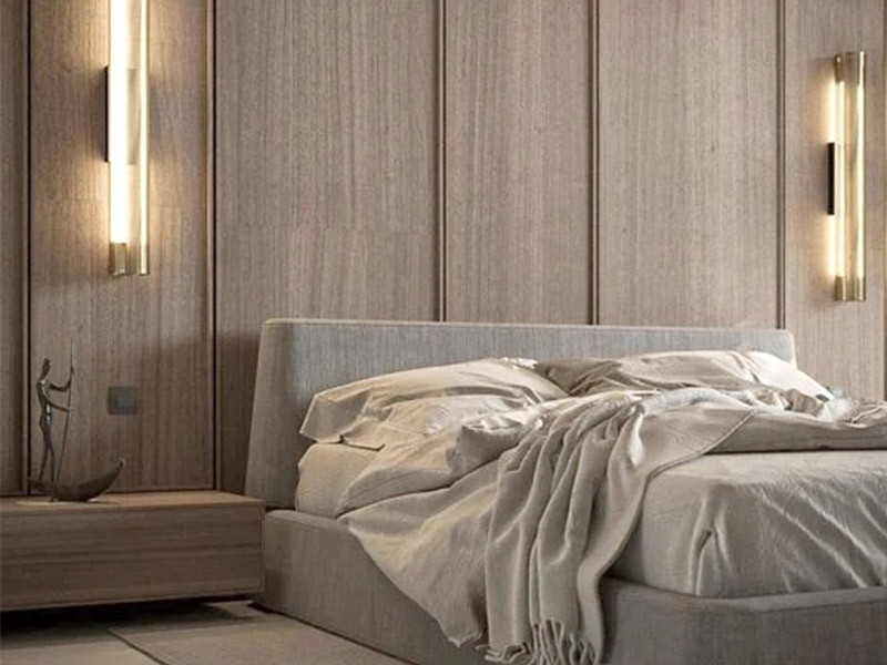 คุณจะปิดผนังด้านหลังเตียงได้อย่างไร?