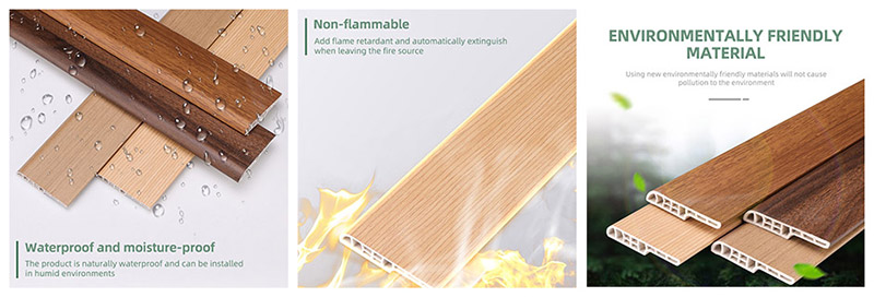 กระดานรอบ Bullnose SPC ขนาด 70 * 12 มม