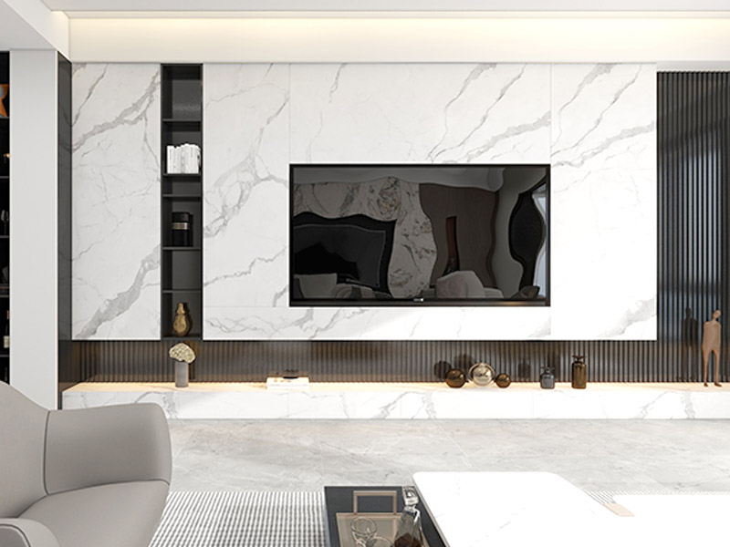 แผ่นหินอ่อนเคลือบยูวี