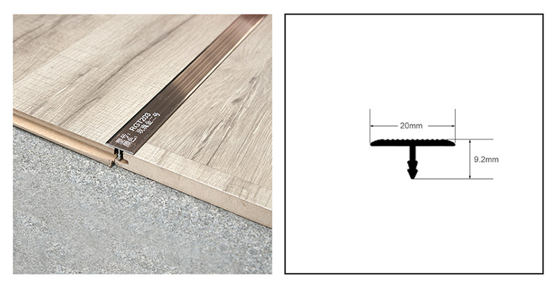 แผ่นปิดอะลูมิเนียมรูปตัว T