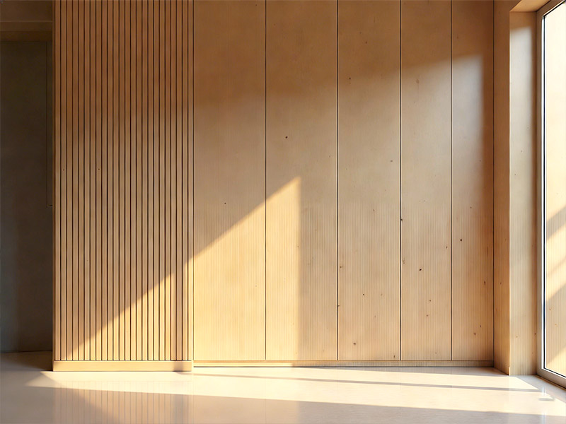 แผง MDF ร่อง