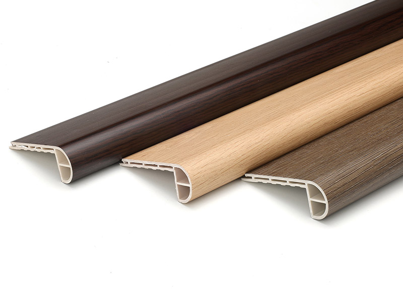 แถบจมูกบันได SPC ขนาด 75*25 มม