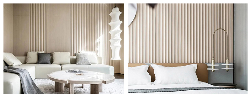 แผงผนังโค้งด้านในขนาด 70 * 15 มม