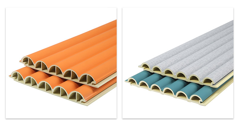 แผ่นผนังกลวงครึ่งวงกลม