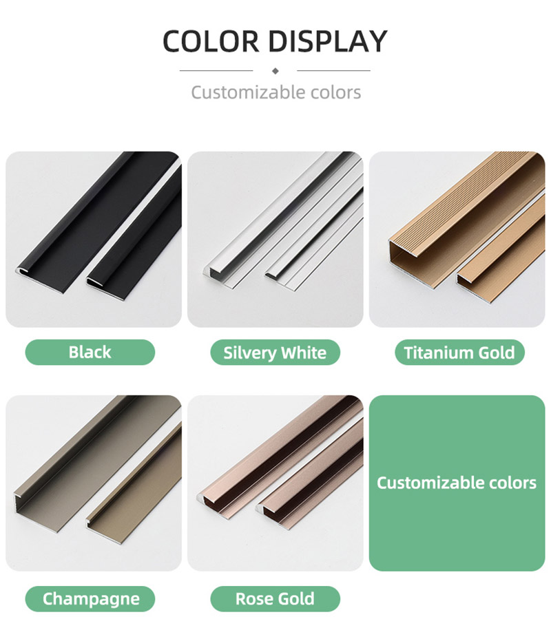 แถบขอบพื้นอลูมิเนียมอัลลอยด์รูปตัว C