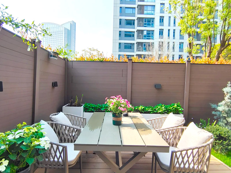 แผง WPC กลางแจ้ง