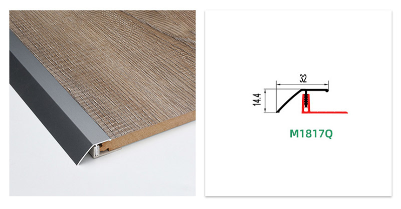 ตัวลดเกณฑ์พื้นอลูมิเนียม