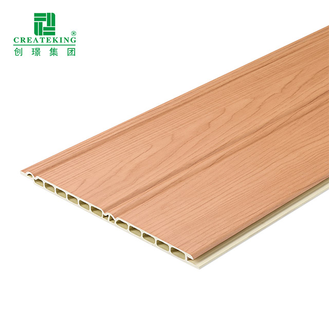 บอร์ดผนัง WPC แบบกลวง 195 * 9 มม